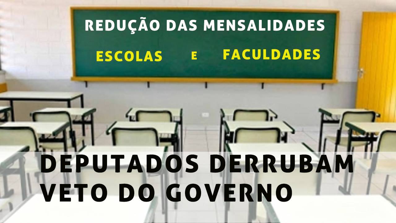 Pais terão desconto em mensalidades de escolas particulares e faculdades retroativo a maio